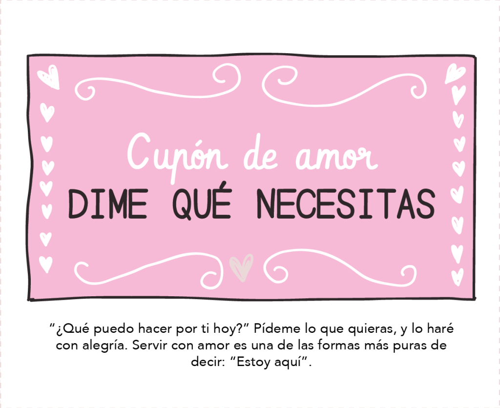 Cupones de amor para regalar pareja3
